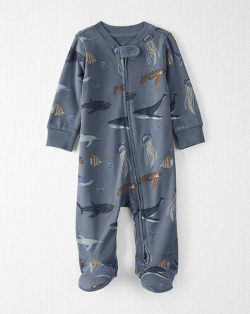 Baby Organic Cotton Sleep & Play Pajamas , 