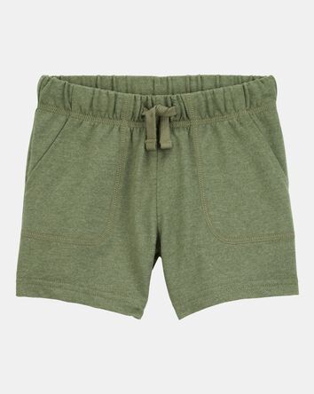 Toddler Boy Pull-On French Terry Shorts - Green, 