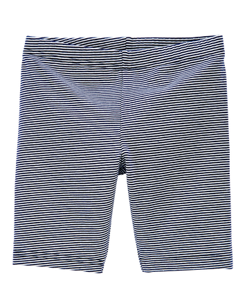 Kid Striped Bike Shorts, 