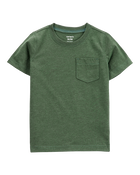 Toddler Solid Short-Sleeve Tee - Green, image 1 of 3 slides