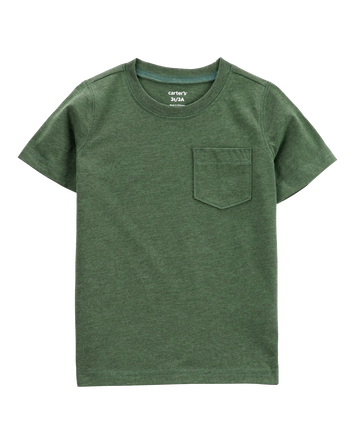 Toddler Solid Short-Sleeve Tee - Green, 
