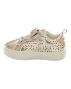 Toddler High-Top Glitter Sneakers - Gold, image 6 of 7 slides