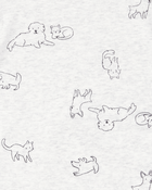Baby Boy 5-Pack Dog Short-Sleeve Cotton Bodysuits, image 4 of 7 slides