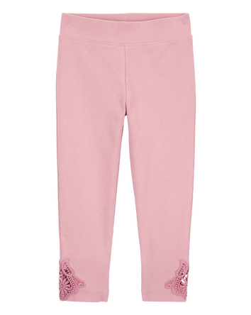 Baby Lace Detail Ribbed Leggings
, 