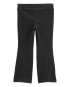 Baby Flared-Leg Fleece Pants - Black, image 2 of 4 slides