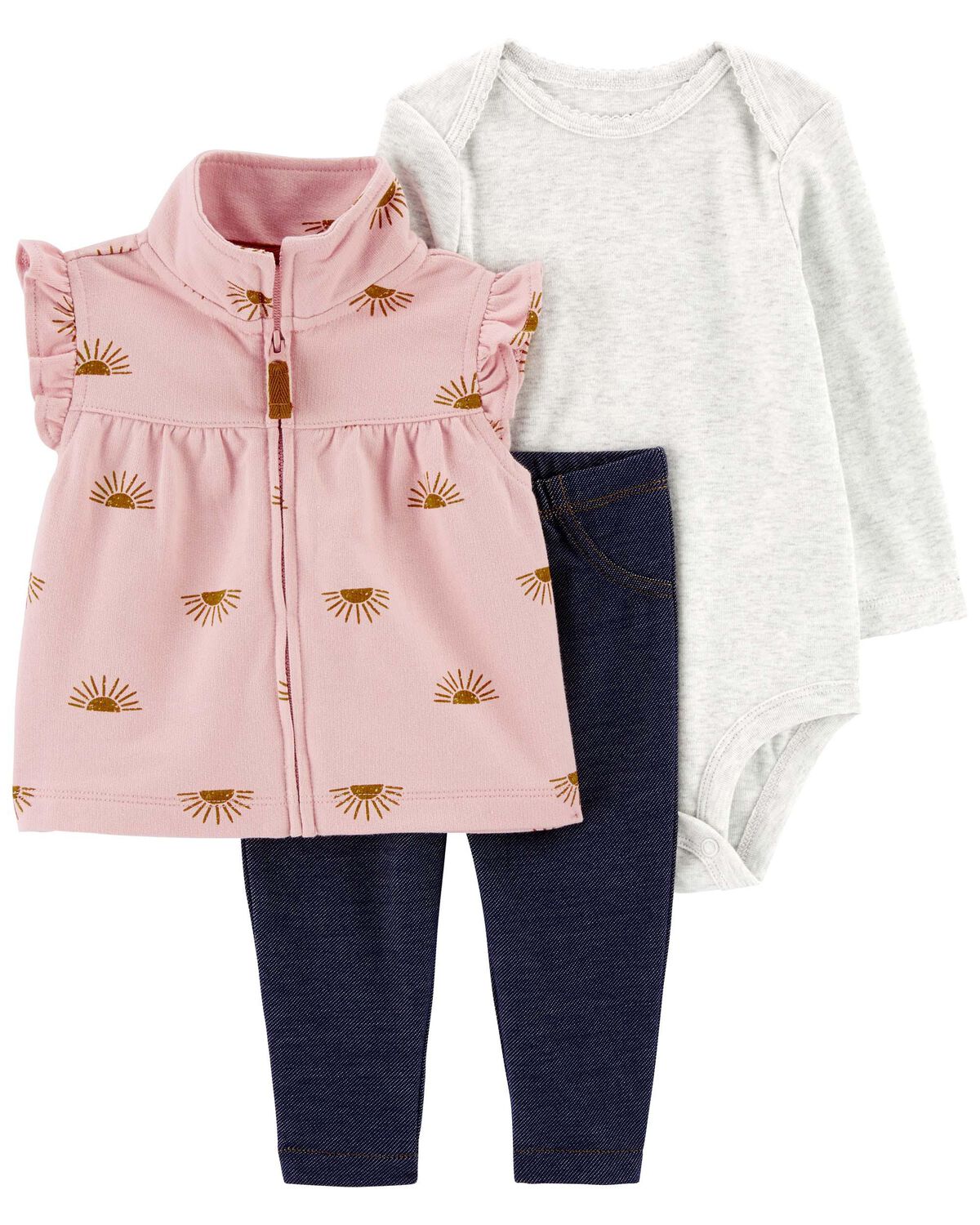 Baby 3-Piece Little Vest Set