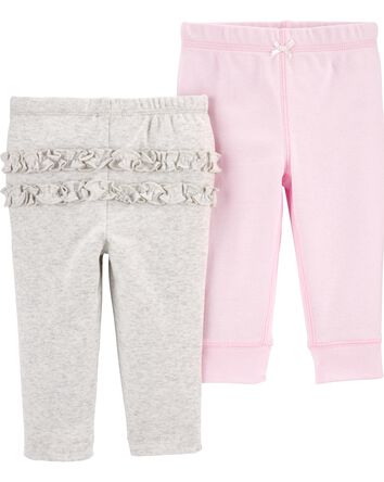 Baby 2-Pack Cotton Pants, 