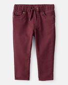 Baby Boy Cotton Pull-On Fashion Pants - Red, image 1 of 4 slides