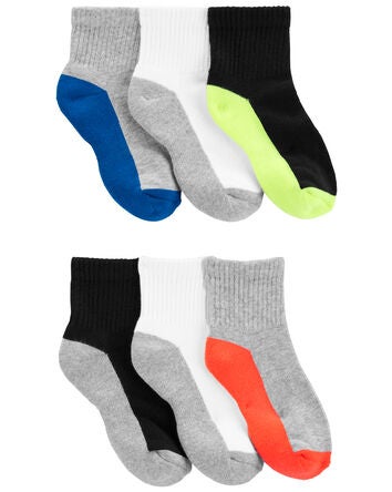 Kid 6-Pack Active Socks, 