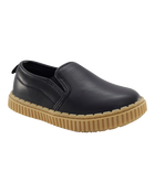 Toddler Casual Slip-On Shoe - Black, image 1 of 7 slides