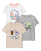 Toddler 3-Pack Graphic Tees, image 1 of 7 slides