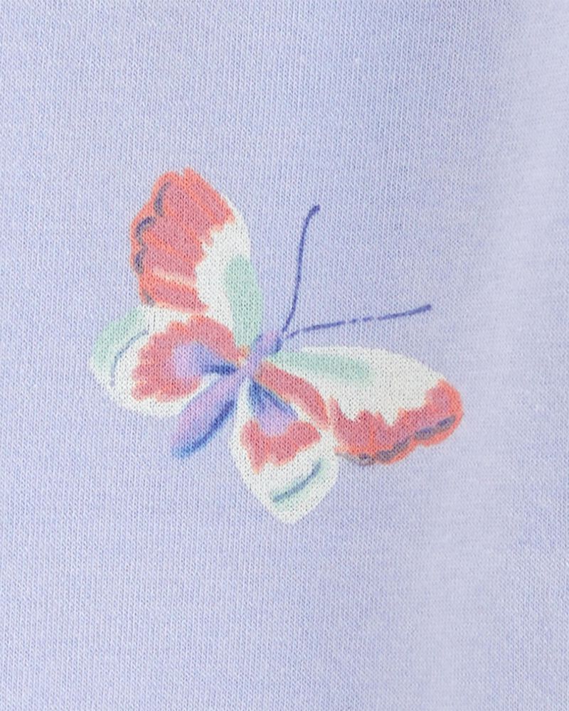 Toddler Butterfly Print Fleece Joggers, image 3 of 4 slides