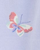Toddler Butterfly Print Fleece Joggers, image 3 of 4 slides