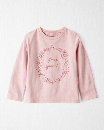 Toddler Organic Cotton Free Spirit Long-Sleeve Tee, 