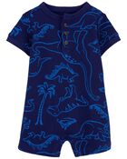 Baby Dinosaur Thermal Romper, image 1 of 3 slides