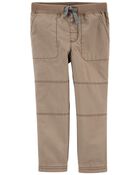 Baby Ribbed Waist Stitch Detail Pants, image 1 of 2 slides