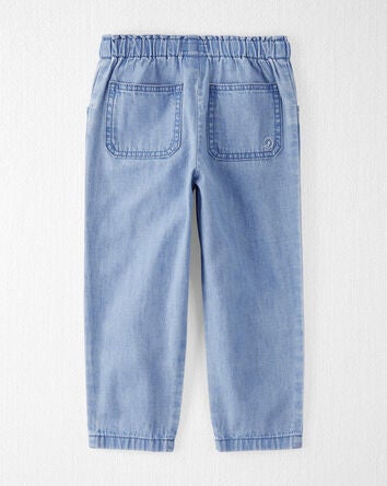 Toddler Organic Cotton Chambray Pants, 