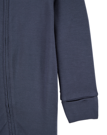 Baby Boy Zip-Up PurelySoft Sleep & Play Pajamas - Navy, 