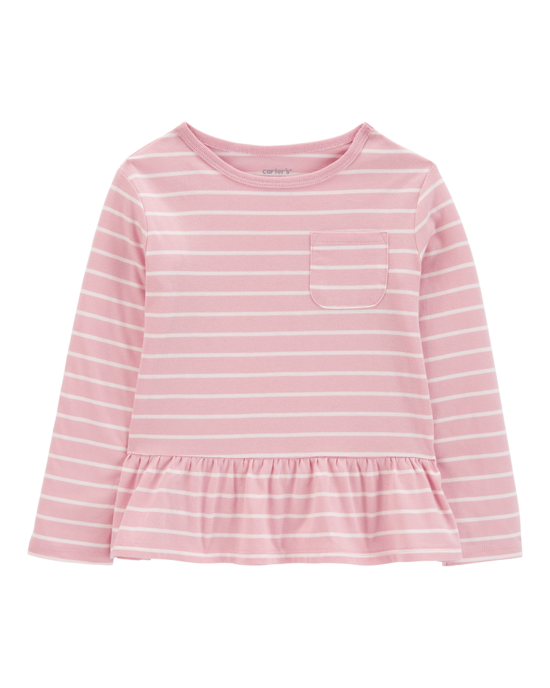 Toddler 2-Pack Striped Peplum Tops
, image 4 of 5 slides