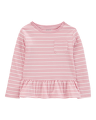 Toddler 2-Pack Striped Peplum Tops
, image 4 of 5 slides