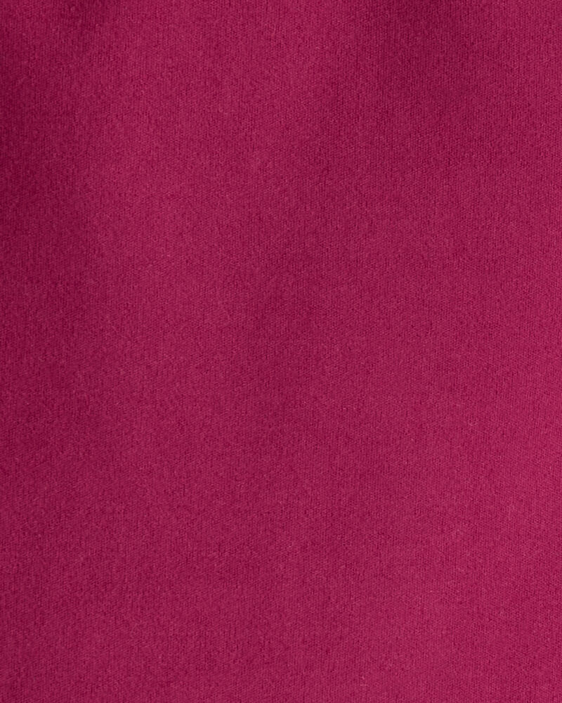 Girls Knit Bike Shorts - Burgundy, image 3 of 4 slides