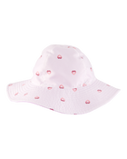 Toddler Heart Print Reversible Swim Hat - Purple, image 1 of 3 slides