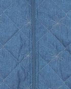 Baby Quilted Chambray Mid-Weight Jacket, image 3 of 3 slides