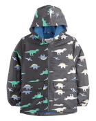 Dinosaur Color Changing Rain Jacket - Grey, image 2 of 6 slides