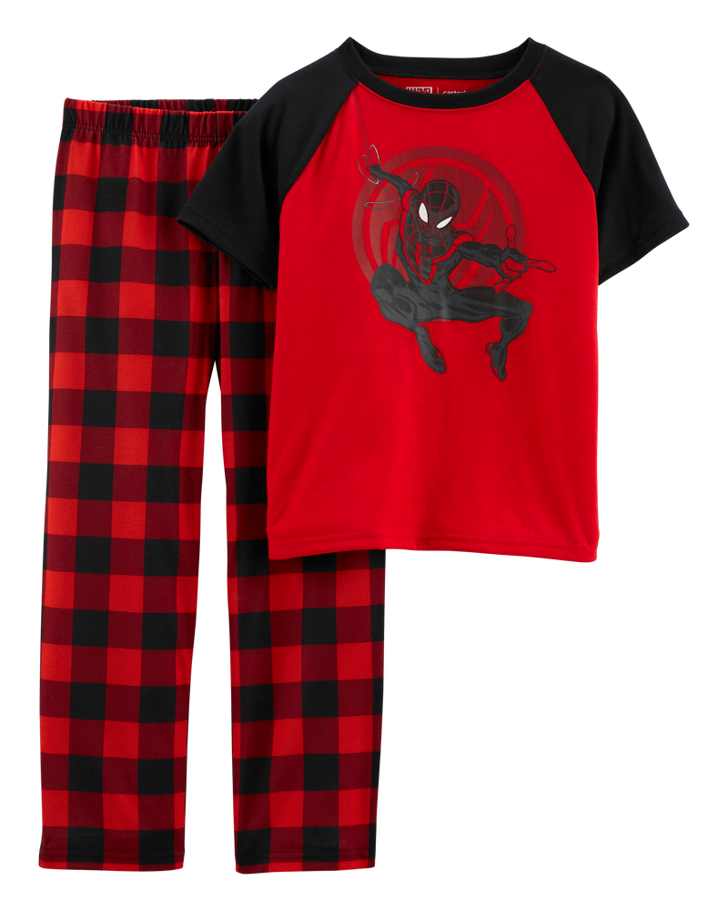 Kid 2-Piece Spider-Man Loose Fit Pajamas, image 1 of 3 slides
