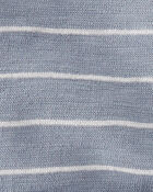 Baby Organic Cotton Blue Striped 2-Piece Set
, image 3 of 4 slides