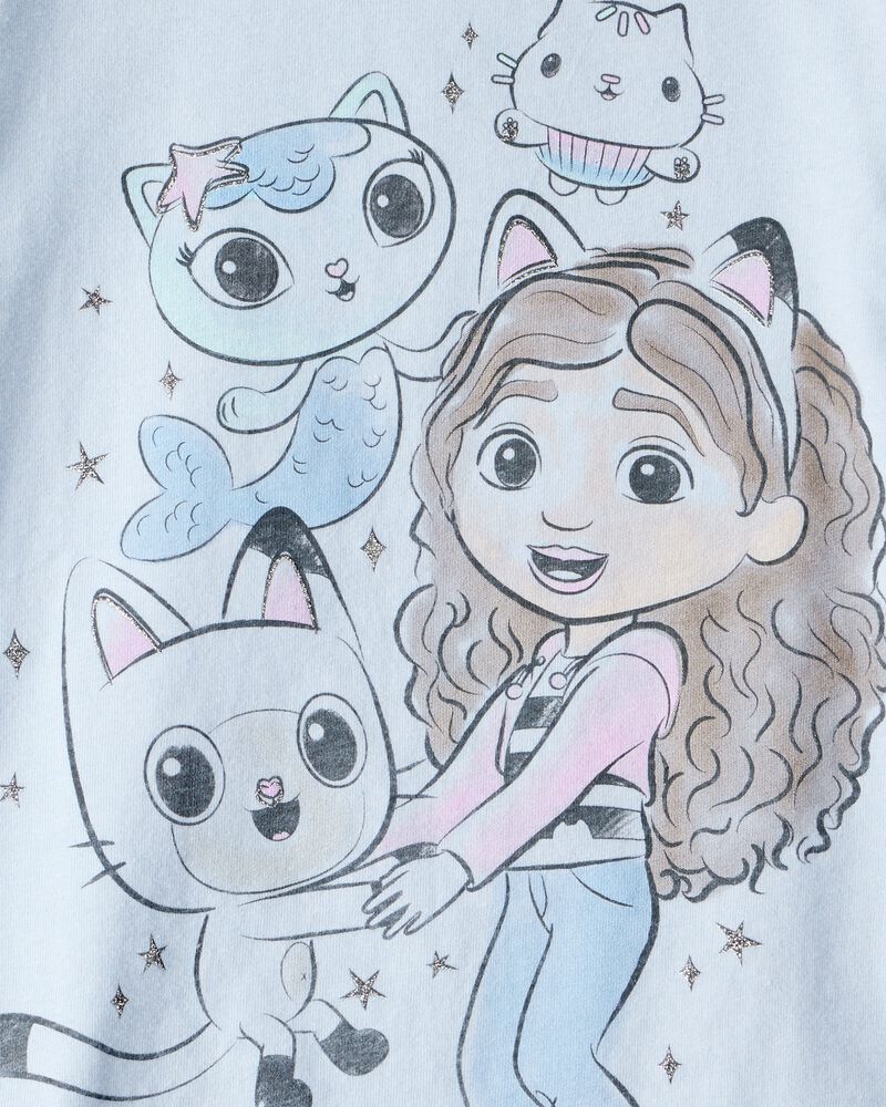 Toddler Gabby's Dollhouse Short-Sleeve Graphic Tee - Blue, image 3 of 3 slides