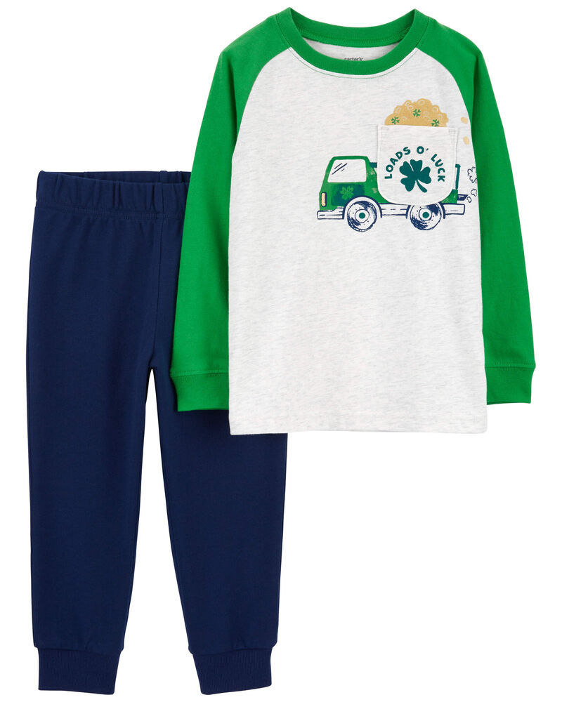 Toddler 2-Piece Loads O' Luck Pant Set, image 1 of 3 slides