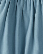 Baby Organic Cotton Pocket Dress in Cottage Blue
, image 2 of 6 slides