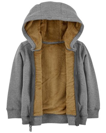 Baby Fuzzy-Lined Hoodie, 