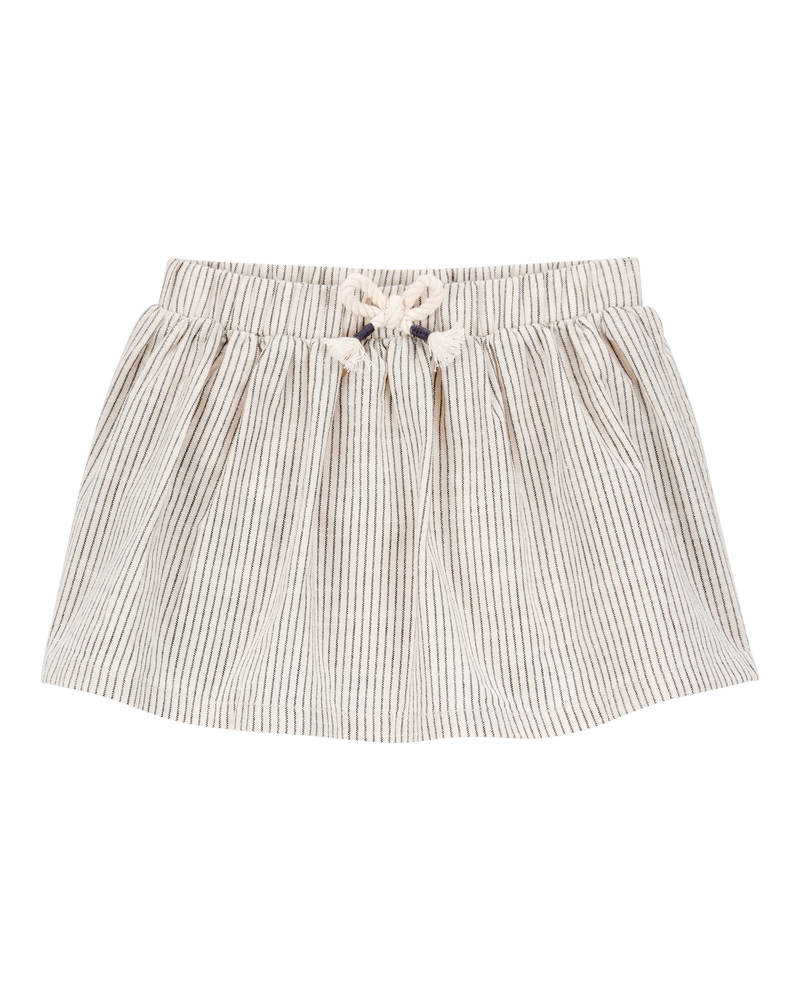 Baby Striped Pull-On Skort, image 1 of 4 slides