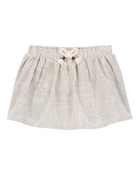 Baby Striped Pull-On Skort, image 1 of 4 slides