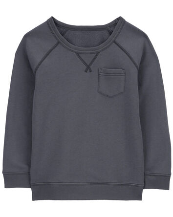 Long-Sleeve Fleece Pullover, 