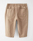 Baby Organic Cotton Pants in Toasty Hazelnut, image 2 of 5 slides