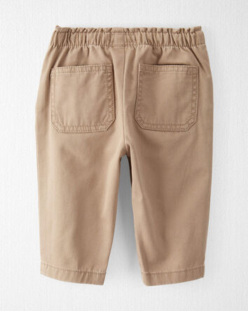 Baby Organic Cotton Pants in Toasty Hazelnut, 