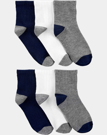 Boys 6-Pack Ankle Socks, 