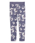 Kid Floral Ribbed Leggings - Floral, image 2 of 4 slides