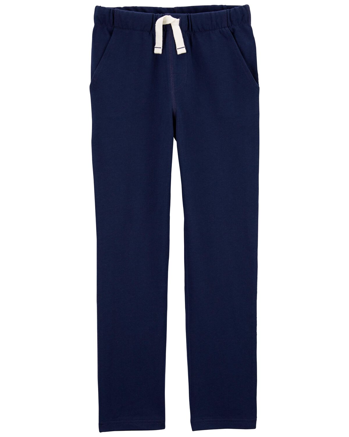 Navy Kid PullOn French Terry Pants