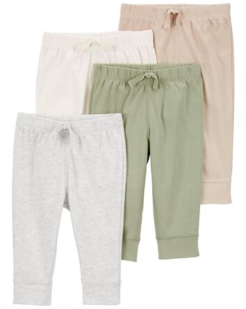 Baby 4-Pack Pull-On Pants, 