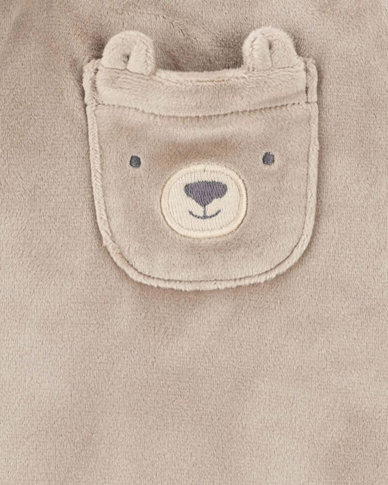 Baby 2-Piece Bear Long-Sleeve Tee & Coverall Set, image 4 of 6 slides