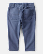 Baby Boy Cotton Pull-On Fashion Pants - Navy, image 2 of 4 slides