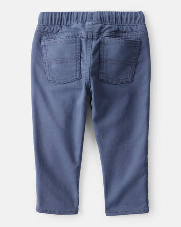 Baby Boy Cotton Pull-On Fashion Pants - Navy, 