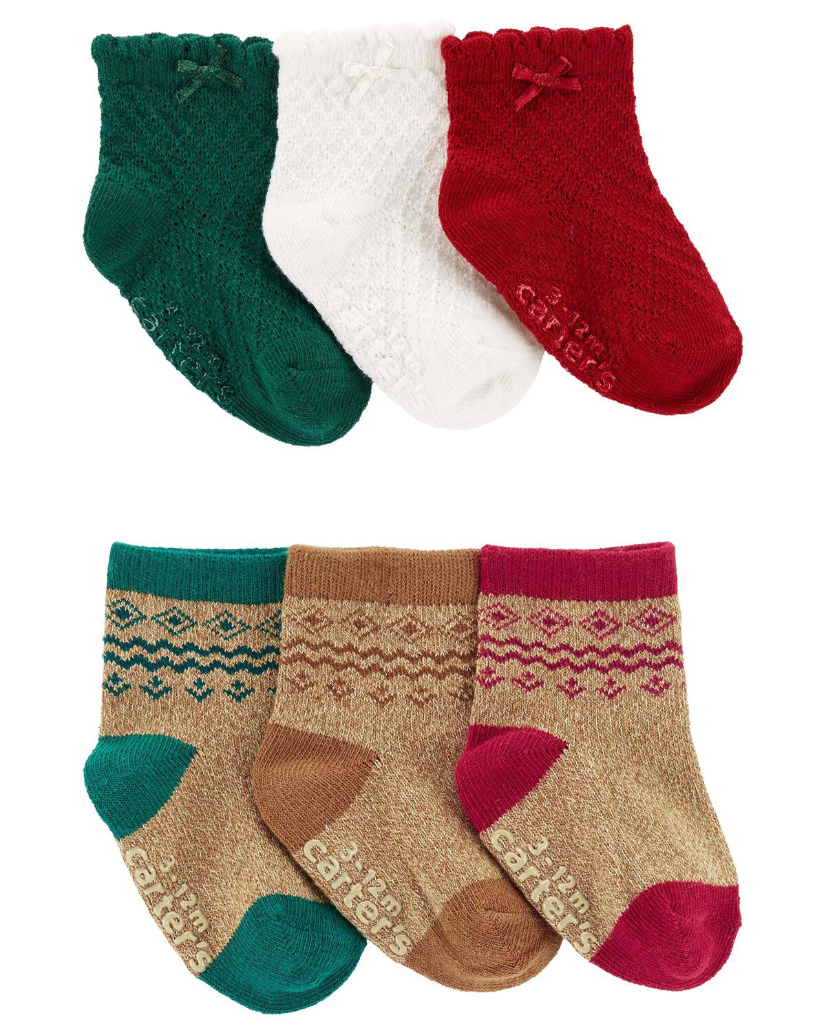 Multi Baby 6Pack Socks