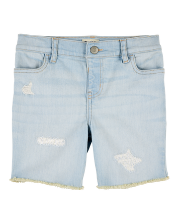 Kid Mid-Length Iconic Denim Short - Splash Wash, 