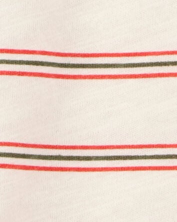 Toddler Striped Slub Jersey Henley, 