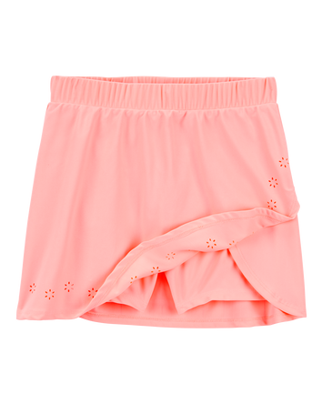 Kid Active Wrap Skort - Coral, 